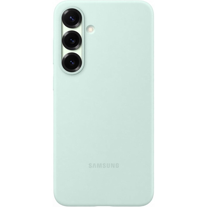 Custodia in silicone Samsung per Galaxy S25+, menta