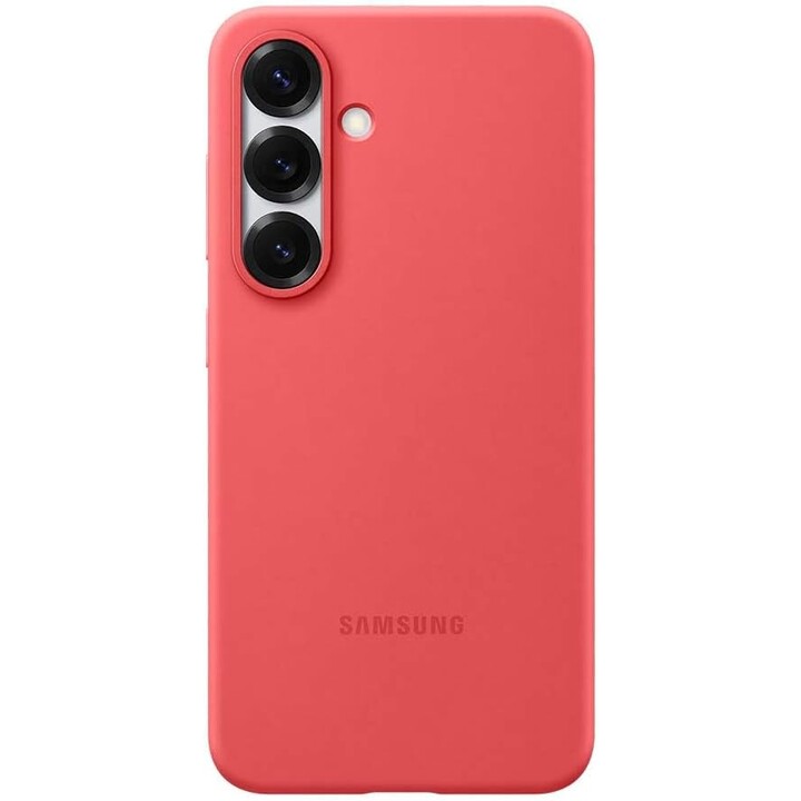Samsung Silicone Case für Galaxy S25 (Rot)