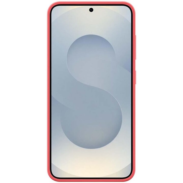 Funda de silicona Samsung para Galaxy S25 (roja)