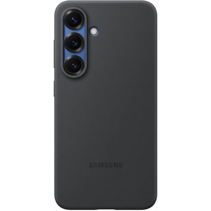 Samsung Silicone Case für Galaxy S25 (Schwarz)