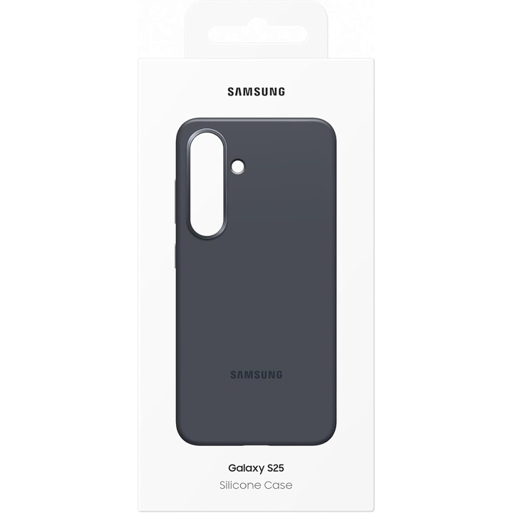 Samsung Silicone Case for Galaxy S25 (Black)
