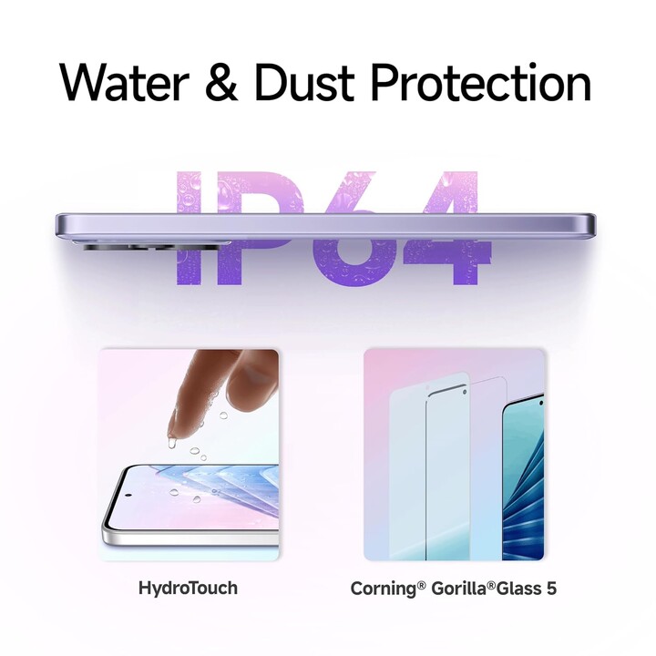 Xiaomi Redmi Nota 14, 8+256 GB, 108MP Sistema de câmera AI, bateria de 5500mAh, recursos de IA, roxo