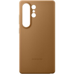 Samsung S938 S25 Ultra Kindsuit Capa de couro vegano Camel EF-VS938PFE