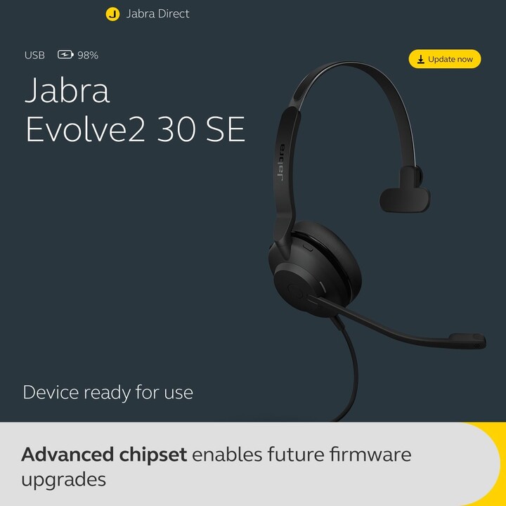 Jabra Evolve2 30 SE UC Mono USB-A