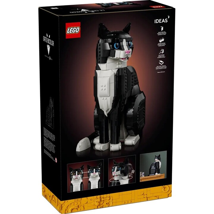 LEGO IDEAS 21349 Schwarz-weiße Katze