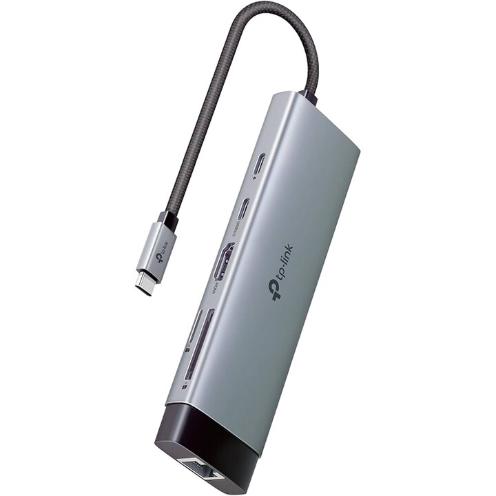 Hub TP-LINK UH9120C 3xUSB-A 3.0, 1xUSB-C 3.0, 1xUSB-C PD, HDMI 4K, RJ45 GE, SD, microSD