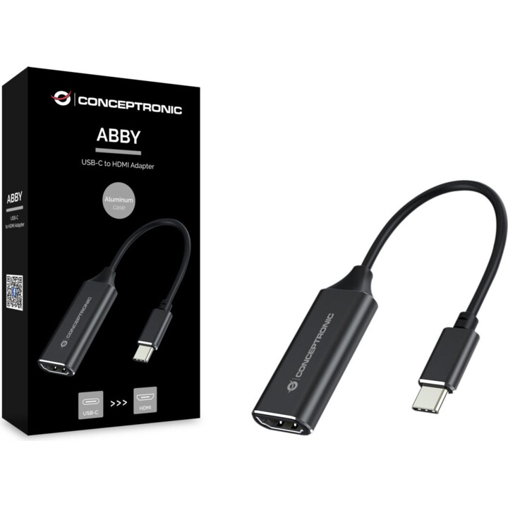 Conceptronic USB-C Male / HDMI Female Adapter 0.15m