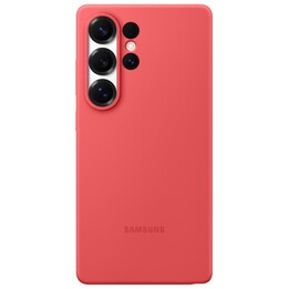 Samsung Silicone Case for Galaxy S25 Ultra, Red