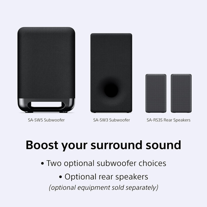 Sony HT-S2000 Barre de son compacte 3.1 canaux Dolby Atmos.