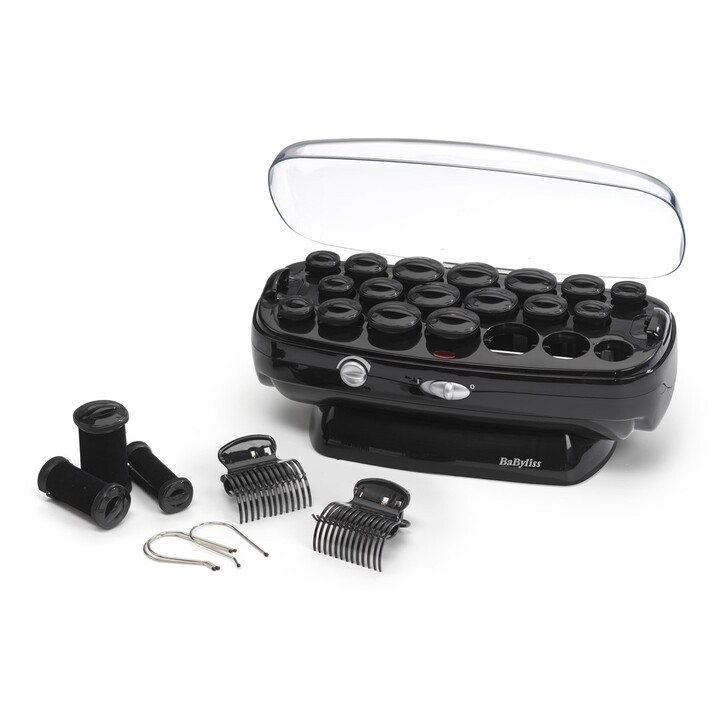 BaByliss Thermo Ceramic Rollers Kit de peluquería Negro, Acero inoxidable 50 W 2 m