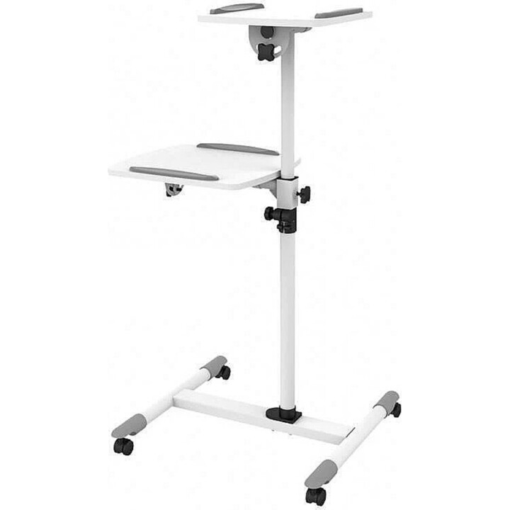 Mobile Presentation Table for Projector and Notebook