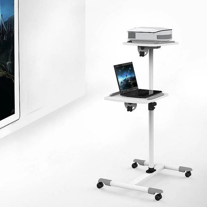 Mobile Presentation Table for Projector and Notebook