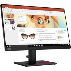 Lenovo ThinkVision P24h-2L 23.8"2K IPS 60Hz 300nits AG HDMI, DP USB Raven Black