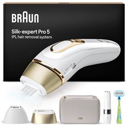 Braun Silk-Expert Pro L5156 Haarentfernungsgerät Weiß, Gold, Gold