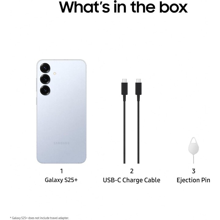 Samsung Galaxy S25+, 12 GB+256 GB, Galaxy AI, fotocamera da 50 MP, blu ghiacciata