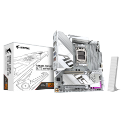 Gigabyte B850m Aorus Elite Wifi6e Ice Motherboard - Amd Ryzen 9000 Series Processors, 12+2+1 Digital Vrm Phases, Up to 8200mhz D