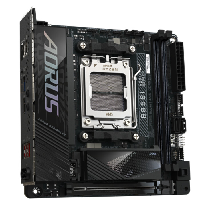 Gigabyte B850i Aorus Pro Motherboard - Supports Amd Ryzen 9000 Series Processors, 8+2+1 Phase Digital Vrm, Up to 8400mhz Ddr5(oc