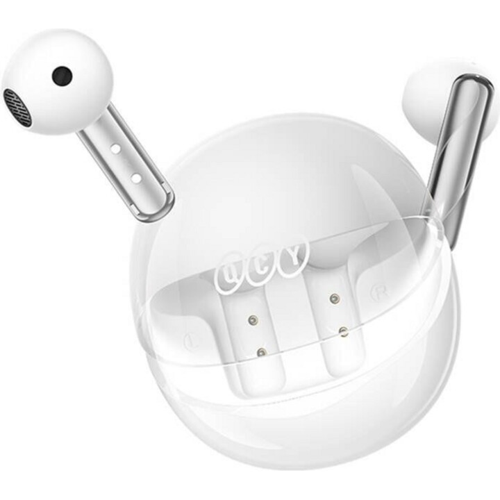 QCY AilyBuds Clear T32 Weiß - Bluetooth-Kopfhörer