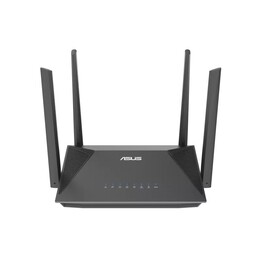 ASUS RT-AX52 AX1800 AiMesh Wireless Router Gigabit Ethernet Dual Band (2.4GHz/5GHz) Black