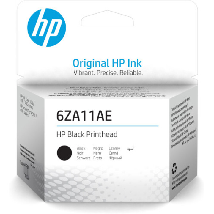 Tête d´imprimante à jet d´encre thermique noire HP Cap De Primarare 6za11ae