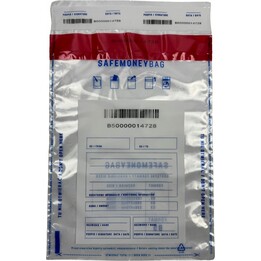 Safemoneybag Safe Deposit Envelopes Transparent B5 190X260 35 100 Pcs