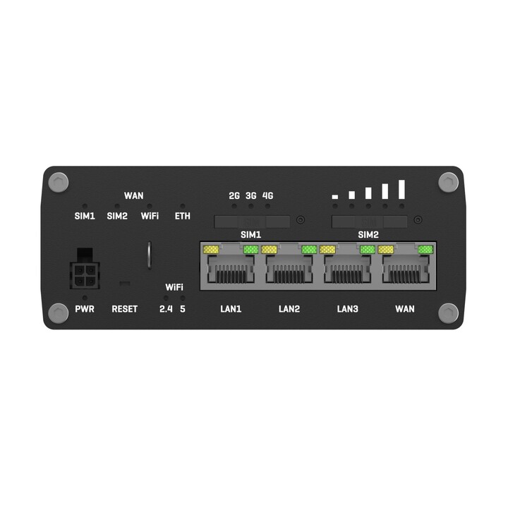 Teltonika Rutm11 | Industrieller 4G LTE-Router | Cat 6, 4x Gbe, GNSS, Wi-Fi 5, Dual-SIM