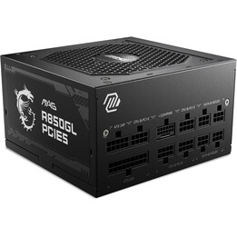MSI MAG A850GL PCIE5 II 80 Plus Gold 850W ATX 3.0 PCIE 5.0 Modular Black