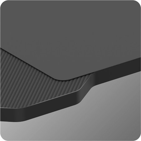 Huzaro Hero 2.5 Elektrischer Gaming-Schreibtisch Schwarz