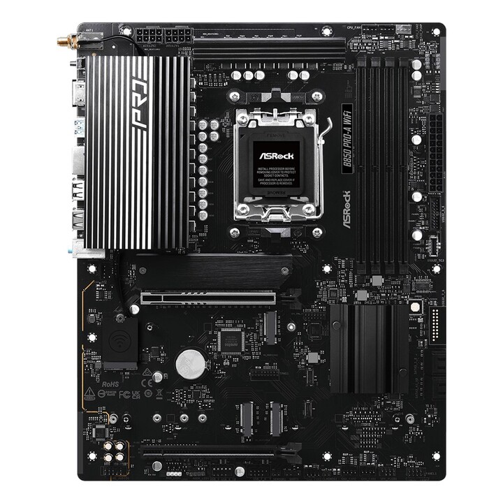 Asrock B850 Pro-A WiFi AMD B850 Soquete AM5 ATX