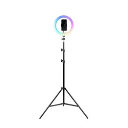 Havit ST7026 - Tripod with RGB ring light, black