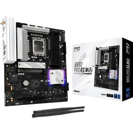 Scheda madre Asrock B860 Pro Rs Wifi, intel, 1851, b860, 4 ddr5, 256 gb, 1 hdmi + 1 dp, 4 sata3 + 2 m. 2, 2.5 gb lan, wifi6e + b