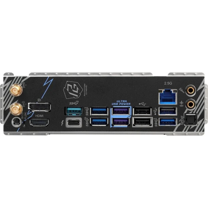 Asrock B860m Lightning WLAN Mainboard, Intel, 1851, B860, 4 DDR5, 256 GB, 1 HDMI + 1 DP + 1 Thunderbolt, 4 SATA3 + 3 M.2, 2,5 GB