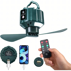 Selva negra portátil 2in1 fã de teto USB - 1484
