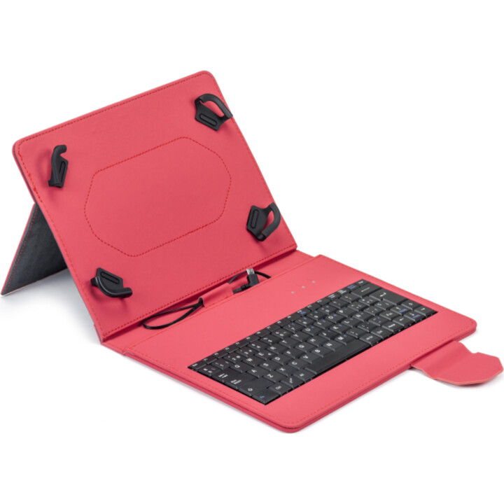 Clavier urbain Maillon USB 9.7 \ "- 10.2 \" Case de tablette rouge