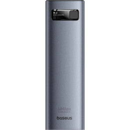 Baseus FlyJoy Series M.2 NVMe SSD - Custodia da 120 mm, USB-C, grigio spazio