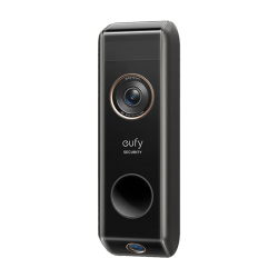 Sonnette vidéo 2K à double objectif Eufy T8600321 - Noir