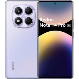 Xiaomi Redmi Note 14 Pro, Smartphone 4G 12+512 GB, 50 milioni di pixel, funzione NFC, viola