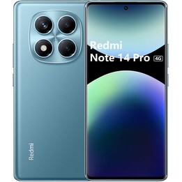 Xiaomi Redmi Note 14 Pro, Smartphone 4G 12+512GB, 50 millones de píxeles, función NFC, azul