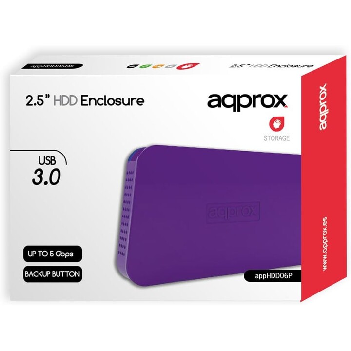 Custodia HDD/SDD 2.5 circa APPHDD06P