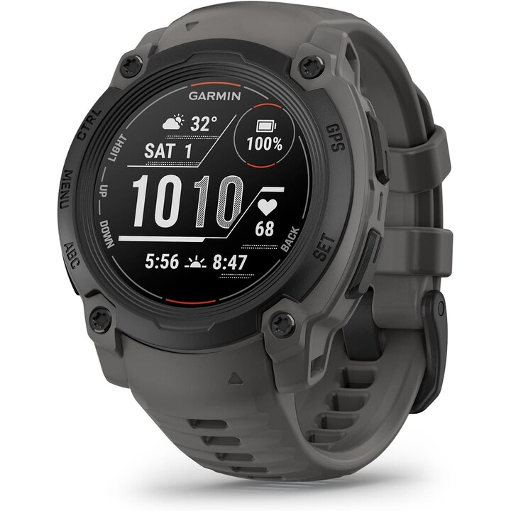 Garmin Instinct E, GPS Smartwatch, 40 mm, wasserfest, integrierte Sport-Apps, Schwarz