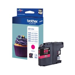 Brother Tinte magenta LC123M