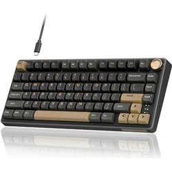 Royal Kludge R75 ISO-ES RGB Hot-Swappable Switch Marrom Phantom