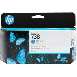 Hp Designjet 738 Cyan Cartridge 130ml
