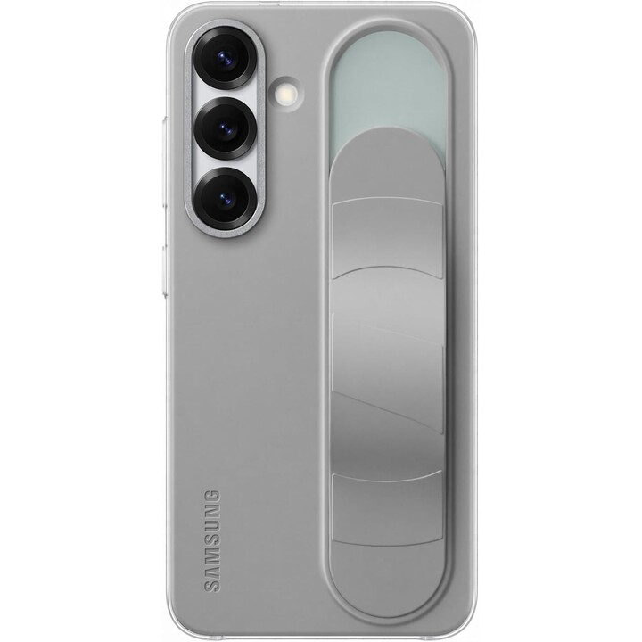 Custodia con supporto Samsung Standing Grip per Galaxy S25 (grigio)