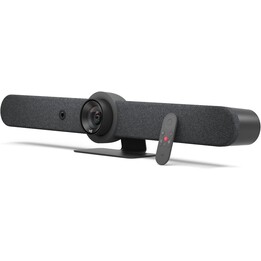 Logitech Rally Bar Graphite Barra de vídeo tudo em um para salas de médio porte