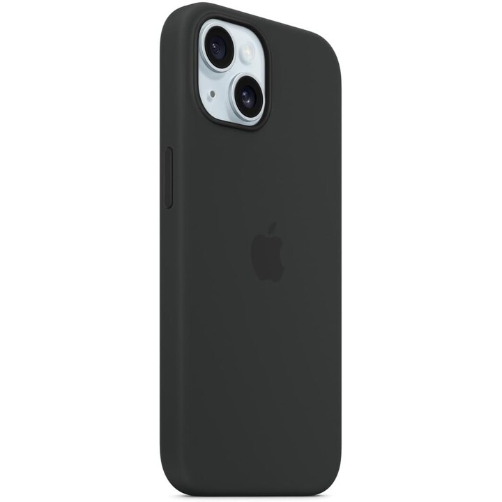 Apple iPhone 15 Case de silicona con Magsafe - Black