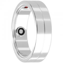 Maxcom MR100 Smart Ring Größe 8/57/ Ø18,2mm/ Benachrichtigungen/ Herzfrequenz/ Silber