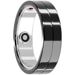 Bague connectée Maxcom MR100 Taille 9/60/ Ø19,1 mm/ Notifications/ Fréquence cardiaque/ Noir