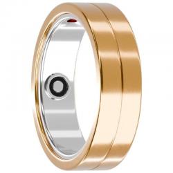 Bague connectée Maxcom MR100 Taille 9/60/ Ø19,1 mm/ Notifications/ Fréquence cardiaque/ Doré