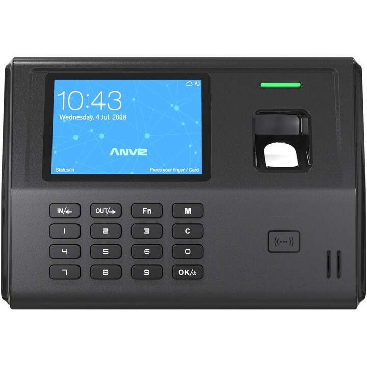 Anviz ep300 pro wifi bt time and attendance control terminal